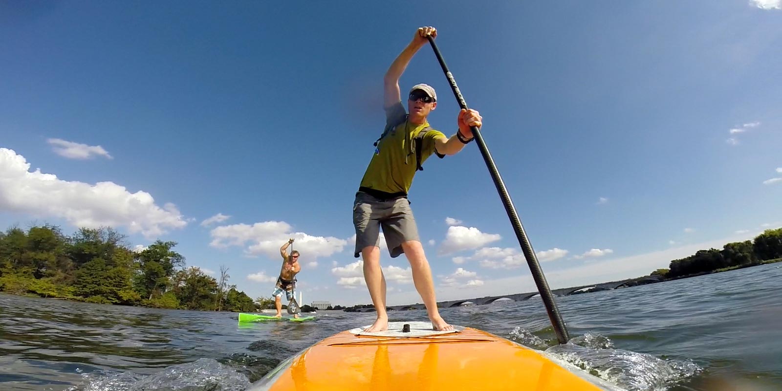 Stand up paddle race training Georgetown Washington DC