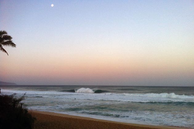 pipe at sunset