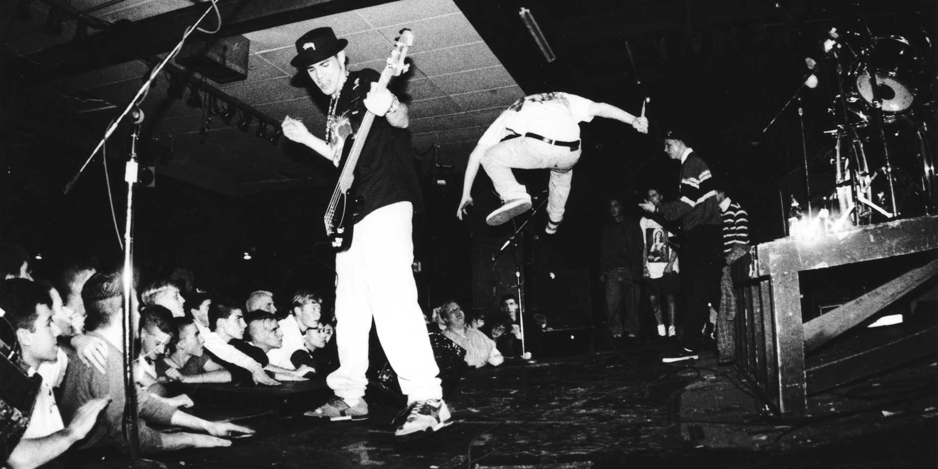 Turning Point at City Gardens. Trention, NJ. 1990. Photo by Steve Silvers.