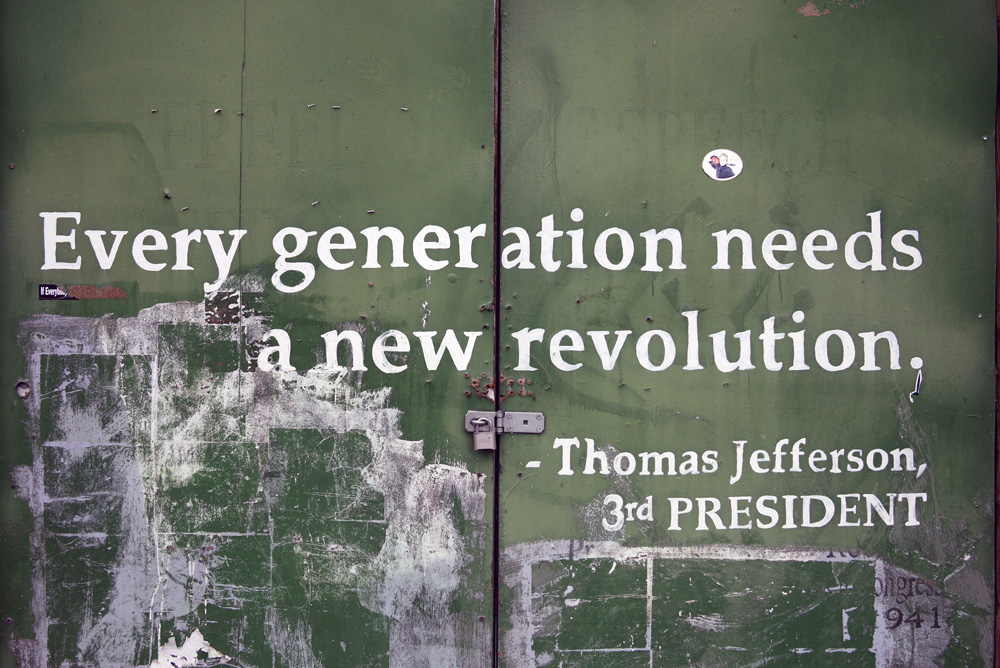 Every generation needs a new revolution