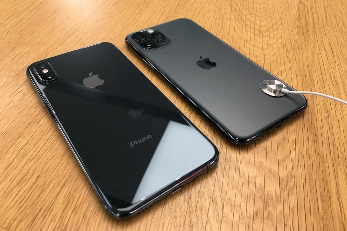 Apple Store iPhone 11 Pro disply