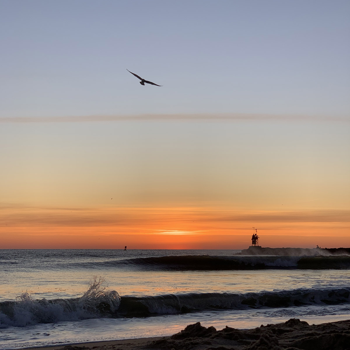 Sunrise at 1st Street Jetty, Virginia Beach, VA