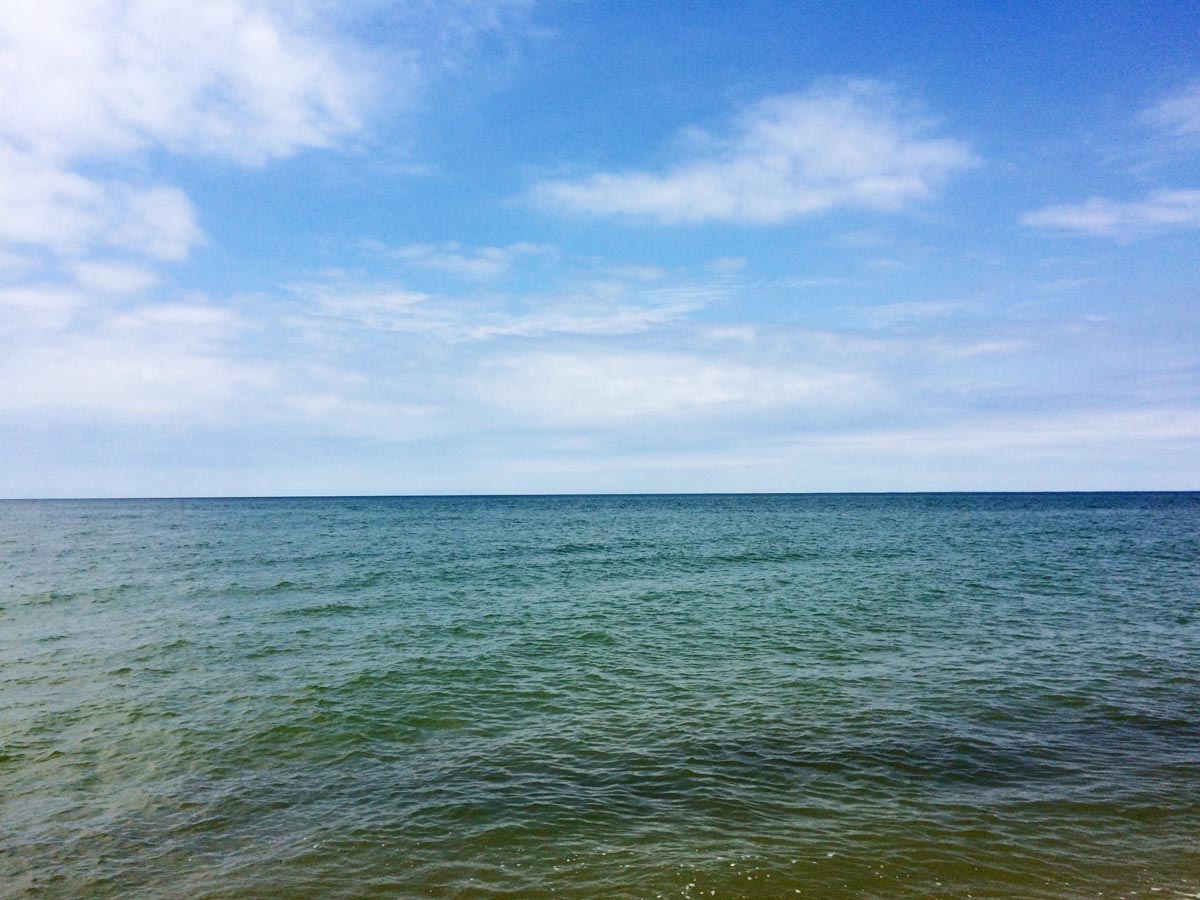 Chesapeake Bay and blue sky