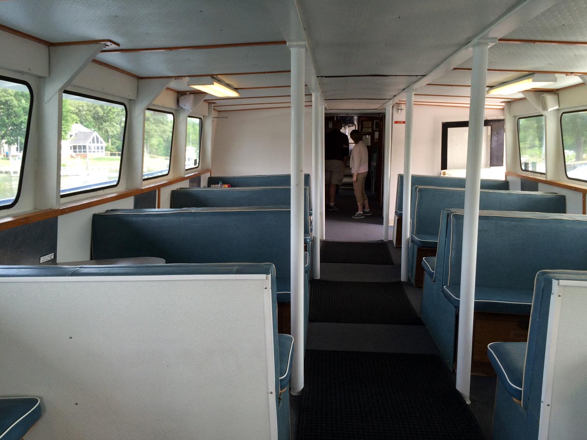 Interior view of the Chesapeake Breeze