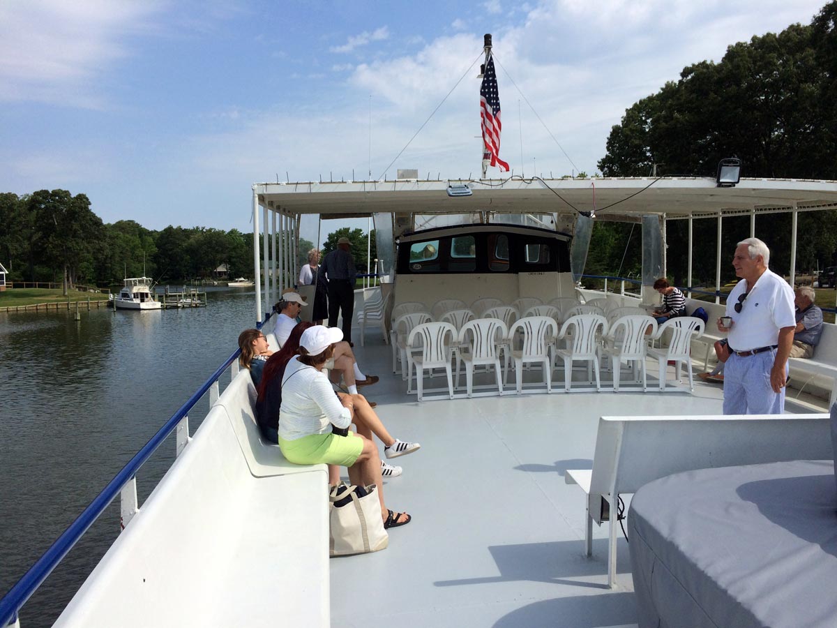 View of the Chesapeake Breeze upper level outside deck