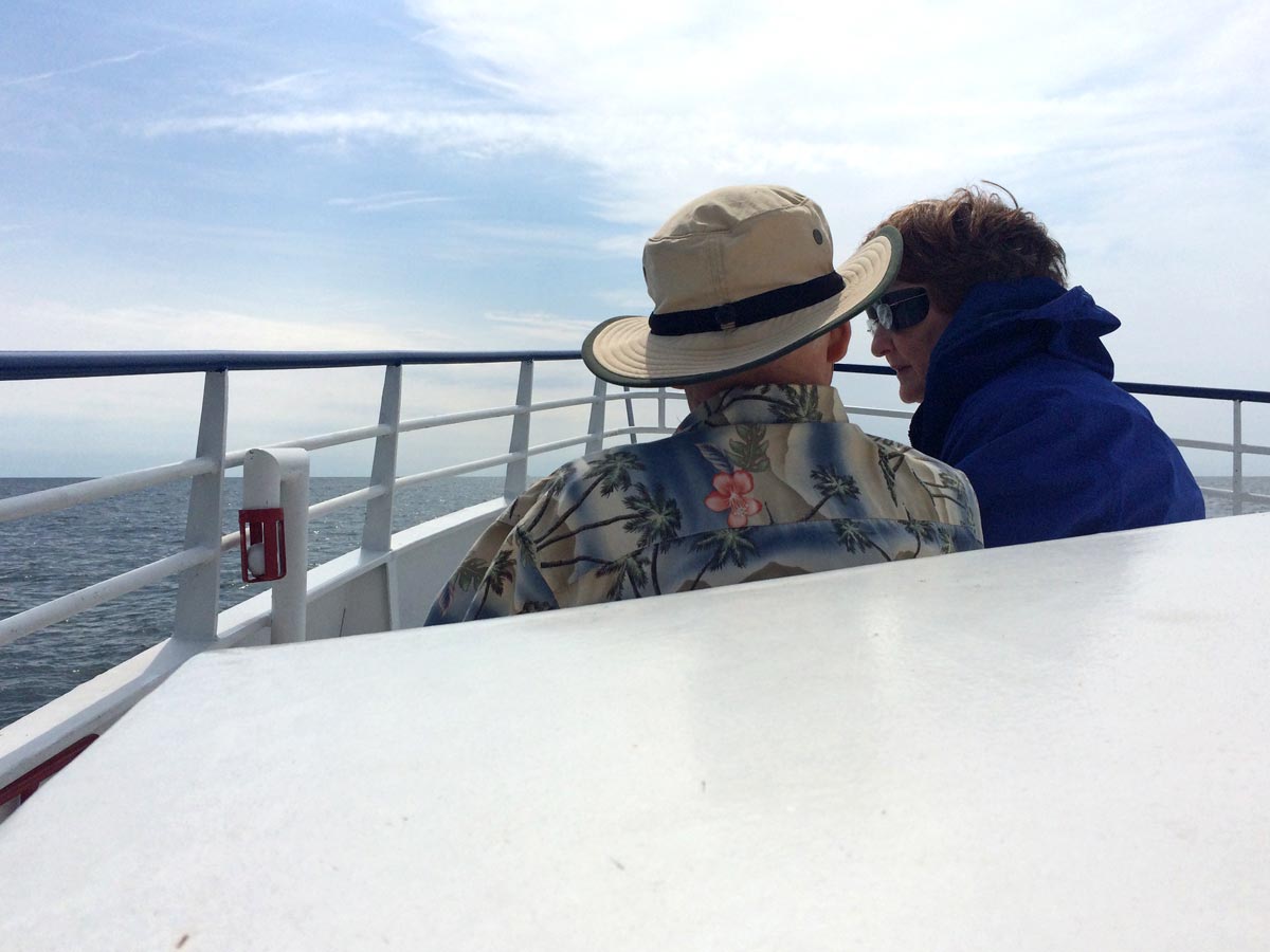 Cruising to Tangier Island from Reedville, VA