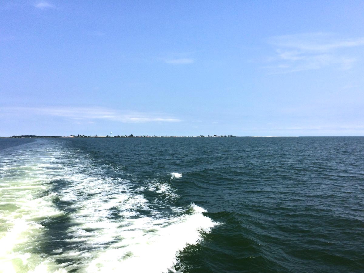 Tangier Island crusie departure Chesapeake Bay